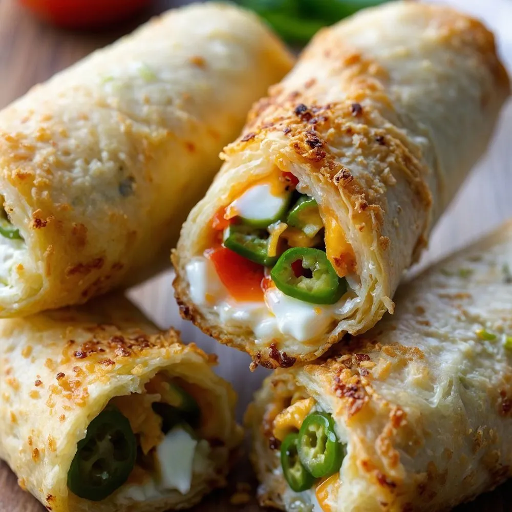 Egg Roll Wrapper Cream Cheese Jalapeno Recipe