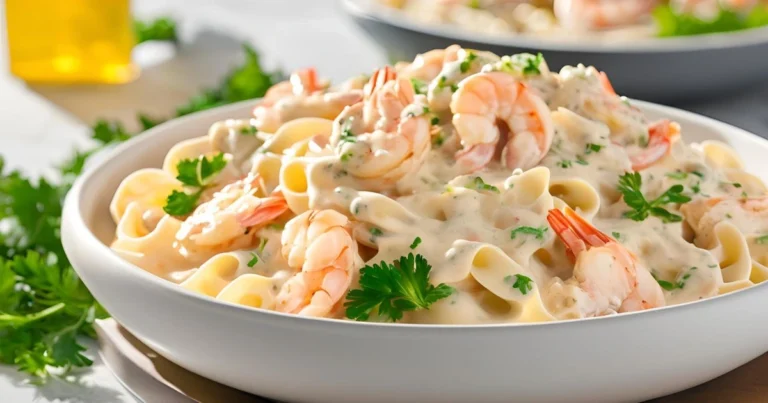 Chicken and Shrimp Alfredo