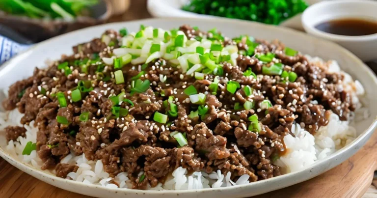 ground beef bulgogi