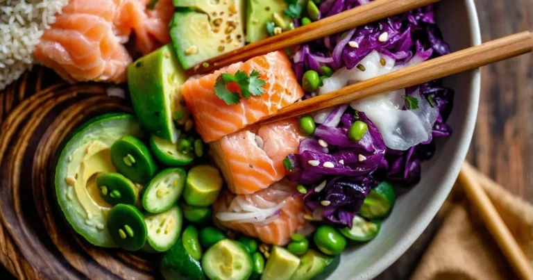 salmon poke bowl